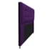 Kit Cabeceira e Calçadeira Copenhague 140 cm Casal Suede Roxo AM Decor