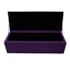 Kit Cabeceira e Calçadeira Copenhague 140 cm Casal Suede Roxo AM Decor