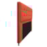 Kit Cabeceira e Calçadeira Copenhague 140 cm Casal Suede Terracota AM Decor