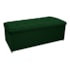 Kit Cabeceira e Calçadeira Copenhague 140 cm Casal Suede Verde AM Decor