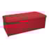 Kit Cabeceira e Calçadeira Copenhague 140 cm Casal Suede Vermelho AM Decor