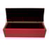 Kit Cabeceira e Calçadeira Copenhague 140 cm Casal Suede Vermelho AM Decor