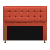 Kit Cabeceira e Calçadeira Copenhague 160 cm Queen Size Suede Terracota AM Decor