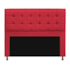 Kit Cabeceira e Calçadeira Copenhague 195 cm King Size Suede Vermelho AM Decor