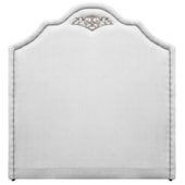 Kit Cabeceira e Calçadeira King Orlando P02 195 cm para cama Box Suede Branco - Amarena Móveis