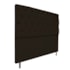 Kit Cabeceira e Calçadeira Liverpool 140 cm Casal Corano Marrom - Amarena Móveis