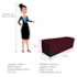 Kit Cabeceira e Calçadeira Liverpool 140 cm Casal Suede Bordô - Amarena Móveis