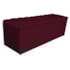 Kit Cabeceira e Calçadeira Liverpool 195 cm King Size Suede Bordô - Amarena Móveis