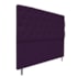 Kit Cabeceira e Calçadeira Liverpool 195 cm King Size Suede Roxo - Amarena Móveis