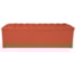 Kit Cabeceira e Calçadeira Liverpool 195 cm King Size Suede Terracota - Amarena Móveis