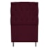 Kit Cabeceira e Calçadeira Liverpool 90 cm Solteiro Suede Bordô - Amarena Móveis