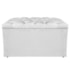 Kit Cabeceira e Calçadeira Liverpool 90 cm Solteiro Suede Branco - Amarena Móveis