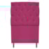 Kit Cabeceira e Calçadeira Liverpool 90 cm Solteiro Suede Pink - Amarena Móveis