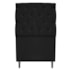 Kit Cabeceira e Calçadeira Liverpool 90 cm Solteiro Suede Preto - Amarena Móveis