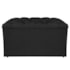 Kit Cabeceira e Calçadeira Liverpool 90 cm Solteiro Suede Preto - Amarena Móveis