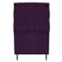 Kit Cabeceira e Calçadeira Liverpool 90 cm Solteiro Suede Roxo - Amarena Móveis