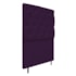 Kit Cabeceira e Calçadeira Liverpool 90 cm Solteiro Suede Roxo - Amarena Móveis
