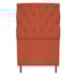 Kit Cabeceira e Calçadeira Liverpool 90 cm Solteiro Suede Terracota - Amarena Móveis