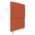 Kit Cabeceira e Calçadeira Liverpool 90 cm Solteiro Suede Terracota - Amarena Móveis