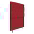 Kit Cabeceira e Calçadeira Liverpool 90 cm Solteiro Suede Vermelho - Amarena Móveis