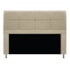 Kit Cabeceira e Calçadeira Munique 140 cm Casal Corano Bege AM Decor