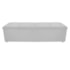 Kit Cabeceira e Calçadeira Munique 140 cm Casal Corano Branco AM Decor