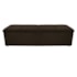Kit Cabeceira e Calçadeira Munique 140 cm Casal Corano Marrom AM Decor