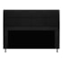 Kit Cabeceira e Calçadeira Munique 140 cm Casal Corano Preto AM Decor