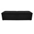 Kit Cabeceira e Calçadeira Munique 140 cm Casal Corano Preto AM Decor