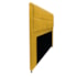 Kit Cabeceira e Calçadeira Munique 140 cm Casal Suede Amarelo AM Decor