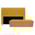Kit Cabeceira e Calçadeira Munique 140 cm Casal Suede Amarelo AM Decor