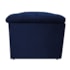 Kit Cabeceira e Calçadeira Munique 140 cm Casal Suede Azul Marinho AM Decor