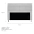 Kit Cabeceira e Calçadeira Munique 140 cm Casal Suede Branco AM Decor