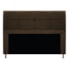 Kit Cabeceira e Calçadeira Munique 140 cm Casal Suede Marrom AM Decor