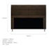 Kit Cabeceira e Calçadeira Munique 140 cm Casal Suede Marrom AM Decor