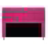 Kit Cabeceira e Calçadeira Munique 140 cm Casal Suede Pink AM Decor