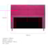 Kit Cabeceira e Calçadeira Munique 140 cm Casal Suede Pink AM Decor