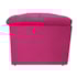 Kit Cabeceira e Calçadeira Munique 140 cm Casal Suede Pink AM Decor