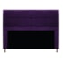 Kit Cabeceira e Calçadeira Munique 140 cm Casal Suede Roxo AM Decor