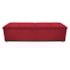 Kit Cabeceira e Calçadeira Munique 140 cm Casal Suede Vermelho AM Decor