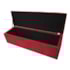Kit Cabeceira e Calçadeira Munique 140 cm Casal Suede Vermelho AM Decor