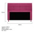 Kit Cabeceira e Calçadeira Munique 160 cm Queen Size Corano Pink AM Decor
