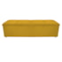 Kit Cabeceira e Calçadeira Munique 160 cm Queen Size Suede Amarelo AM Decor