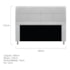 Kit Cabeceira e Calçadeira Munique 160 cm Queen Size Suede Branco AM Decor
