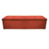 Kit Cabeceira e Calçadeira Munique 160 cm Queen Size Suede Terracota AM Decor