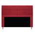 Kit Cabeceira e Calçadeira Munique 160 cm Queen Size Suede Vermelho AM Decor