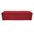 Kit Cabeceira e Calçadeira Munique 160 cm Queen Size Suede Vermelho AM Decor