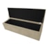 Kit Cabeceira e Calçadeira Munique 195 cm King Size Corano Bege AM Decor