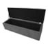Kit Cabeceira e Calçadeira Munique 195 cm King Size Corano Cinza AM Decor