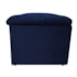 Kit Cabeceira e Calçadeira Munique 195 cm King Size Suede Azul Marinho AM Decor